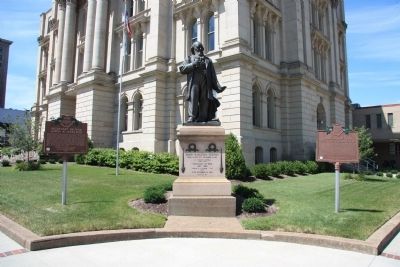 Edwin McMasters Stanton Monument image. Click for full size.