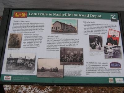 Louisville & Nashville Railroad Depot Marker image. Click for full size.