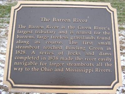 The Barren River Marker image. Click for full size.