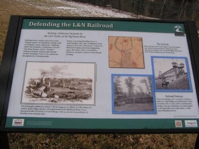 Defending the L&N Railroad Marker image. Click for full size.