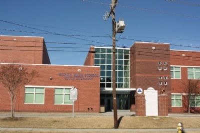 Burke High School Marker. Click for full size. Burke High School Marker image. Click for full size.