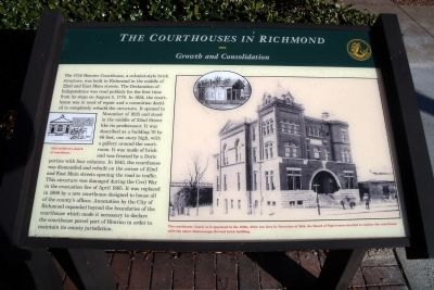 The Courthouses in Richmond Marker image. Click for full size.