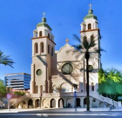 Saint Mary's Basilica, Phoenix AZ image. Click for full size.