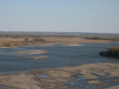 Missouri River - "Big Muddy" - from Ponca State Park overlook image. Click for full size.