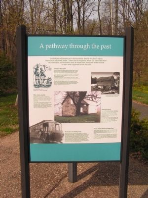A Pathway through the Past Marker. Click for full size. A Pathway through the Past Marker image. Click for full size.