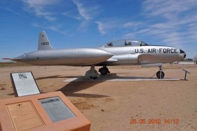 A.W. "Tony" LeVier 1913-1998 Marker & T-33 Shooting Star 1-4533 image. Click for full size.