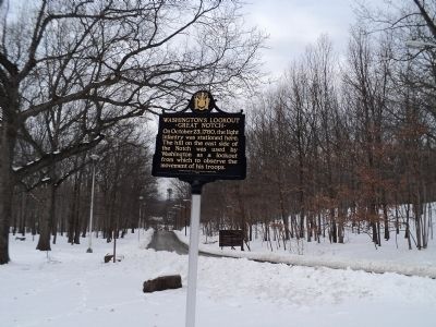 Marker in Rifle Camp Park. Click for full size. Marker in Rifle Camp Park image. Click for full size.