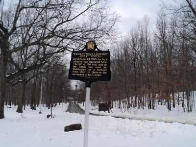 Marker in Rifle Camp Park image. Click for full size.