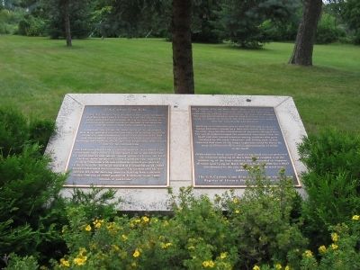 The G.A. Carlson Lime Kiln Marker image. Click for full size.