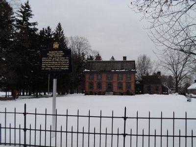 Marker at Dey Mansion. Click for full size. Marker at Dey Mansion image. Click for full size.