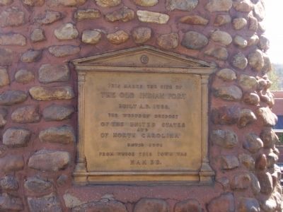 The Old Indian Fort Marker. Click for full size. The Old Indian Fort Marker image. Click for full size.