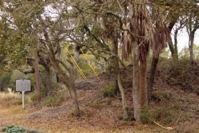 Battery Haskell earthworks. Click for full size. Battery Haskell earthworks image. Click for full size.