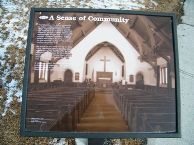 A Sense of Community Marker. Click for full size. A Sense of Community Marker image. Click for full size.