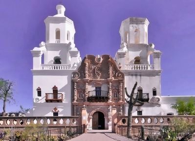 Mission San Xavier image. Click for full size.