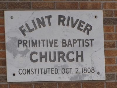 Flint River Primitive Baptist Church image. Click for full size.