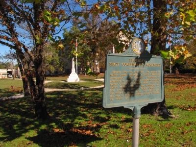 Florida's First Confederate Monument Marker image. Click for full size.