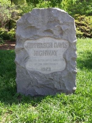 Jefferson Davis Highway Marker image. Click for full size.