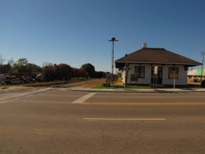 The Depot / Opp, Alabama Marker image. Click for full size.