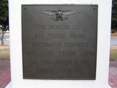 Wicomico County War Memorial image. Click for full size.