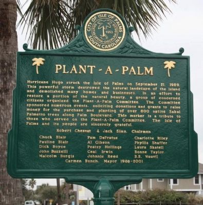 Plant - a - Palm Marker image. Click for full size.