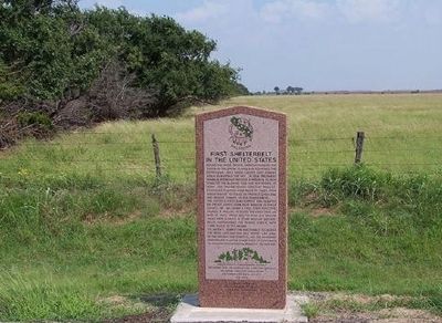 First Shelterbelt in the United States Marker image. Click for full size.