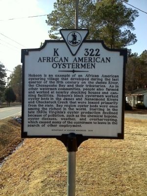 African American Oystermen Marker image. Click for full size.
