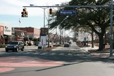 South View Along College Street at Toomers Corner image. Click for full size.