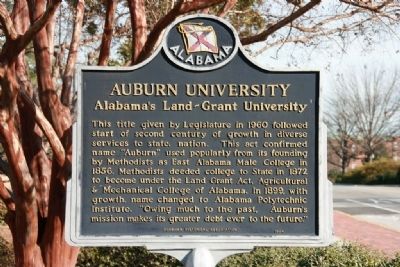 Former Auburn University Marker image. Click for full size.
