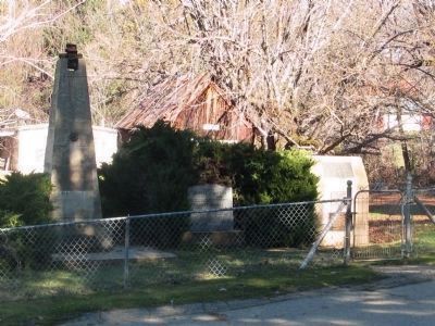 Monument and Markers at the Entrance to Camptonville. Click for full size. Monument and Markers at the Entrance to Camptonville image. Click for full size.