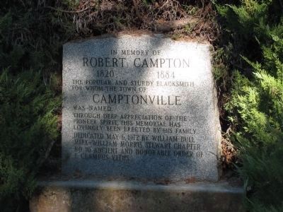 Robert Campton Marker image. Click for full size.