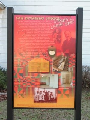 San Domingo School Community & Cultural Center Marker image. Click for full size.