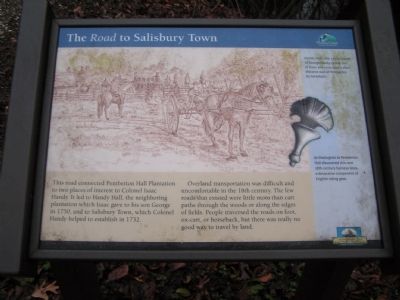 The Road to Salisbury Town Marker image. Click for full size.