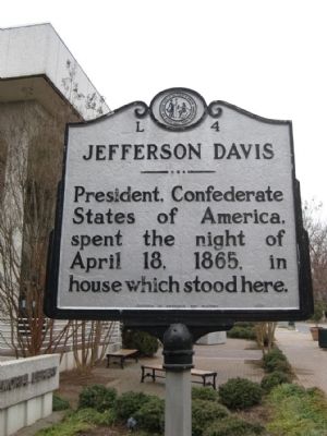 Jefferson Davis Marker image. Click for full size.