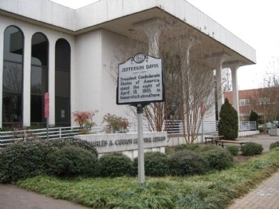 Jefferson Davis Marker image. Click for full size.