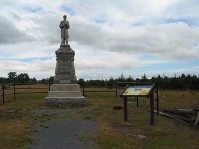 Monument and Marker. Click for full size. Monument and Marker image. Click for full size.