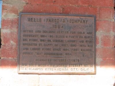 Wells Fargo & Company Marker image. Click for full size.