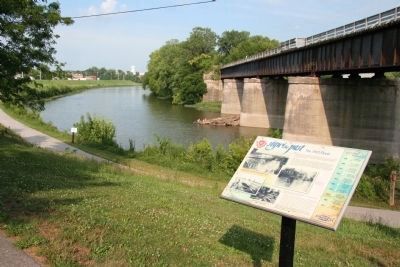 The 1913 Flood Marker. Click for full size. The 1913 Flood Marker image. Click for full size.