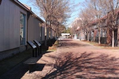 Camden Tower Courtyard: Camden Depot, either side of the tracks are two former warehouses,mentioned image. Click for full size.