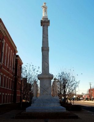Forrest County Confederate Monument -<br>Northeast Side image. Click for full size.