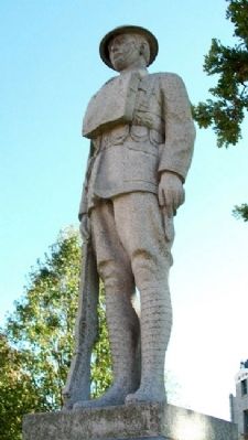 Bates County World War I Memorial Statue. Click for full size. Bates County World War I Memorial Statue image. Click for full size.