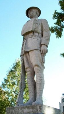 Bates County World War I Memorial Statue image. Click for full size.