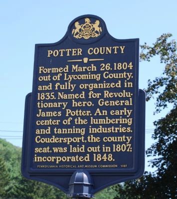 Potter County Marker image. Click for full size.