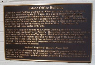 Palace Office Building Marker image. Click for full size.
