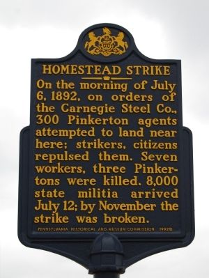 Homestead Strike Marker image. Click for full size.