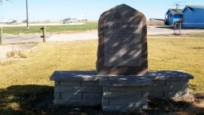 Butler Memorial Airport Marker image. Click for full size.