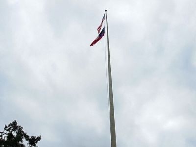 Confederate Flag Pole Marker. Click for full size. Confederate Flag Pole Marker image. Click for full size.