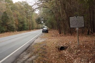 St. Paul's, Stono / St. Paul's Churchyard Marker seen looking east along S.C. Hwy. 162 image. Click for full size.