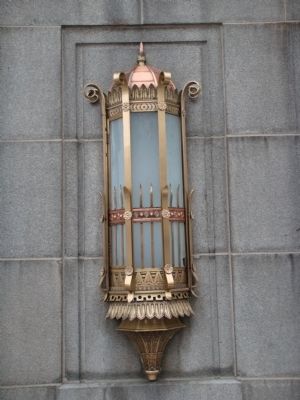 Exterior Brass Lighting Fixture image. Click for full size.