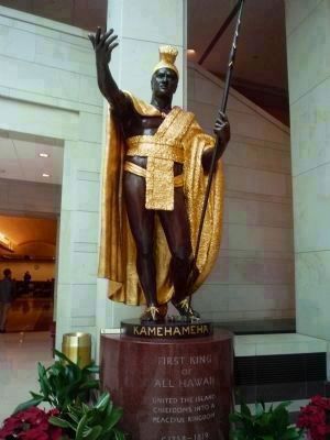 <i>King Kamehameha I: First King of All Hawaii...</i><br>Statue in Washington D.C. image. Click for full size.