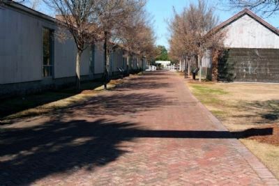 Bound For Glory Marker,(L), seen in the Camden Depot Courtyard image. Click for full size.